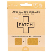 PATCH Large Adhesive Bamboo Bandages - Natural