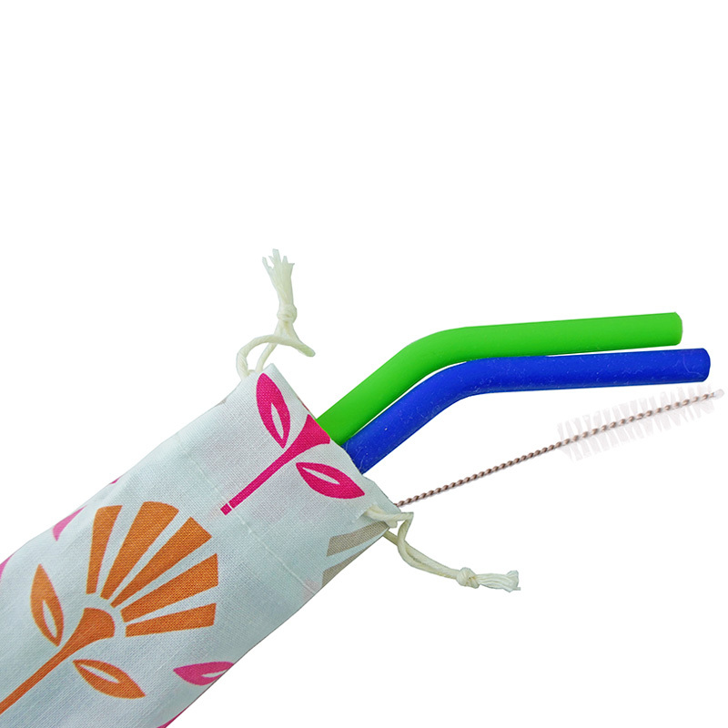 Silicone Straw Set A 2 pack