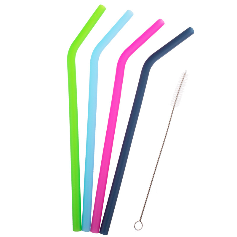 Silicone Straw Set B 2 pack