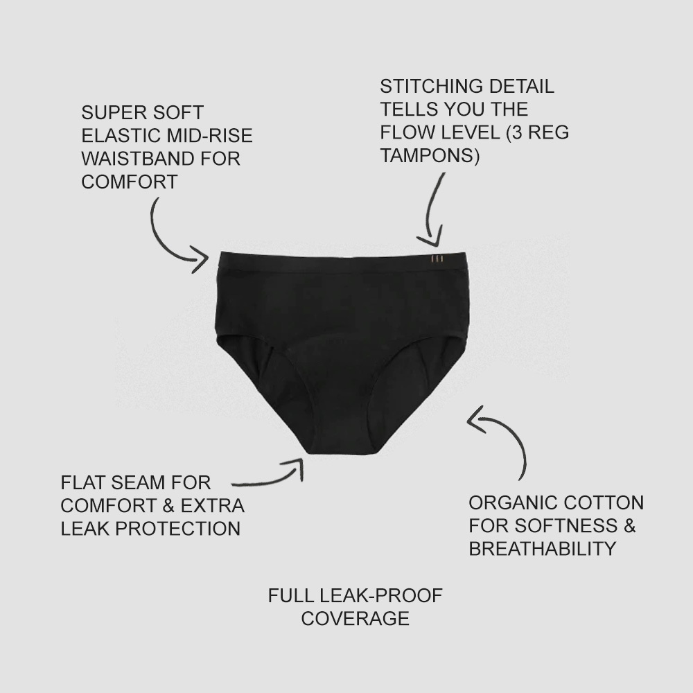 Tom Organic Period Underwear