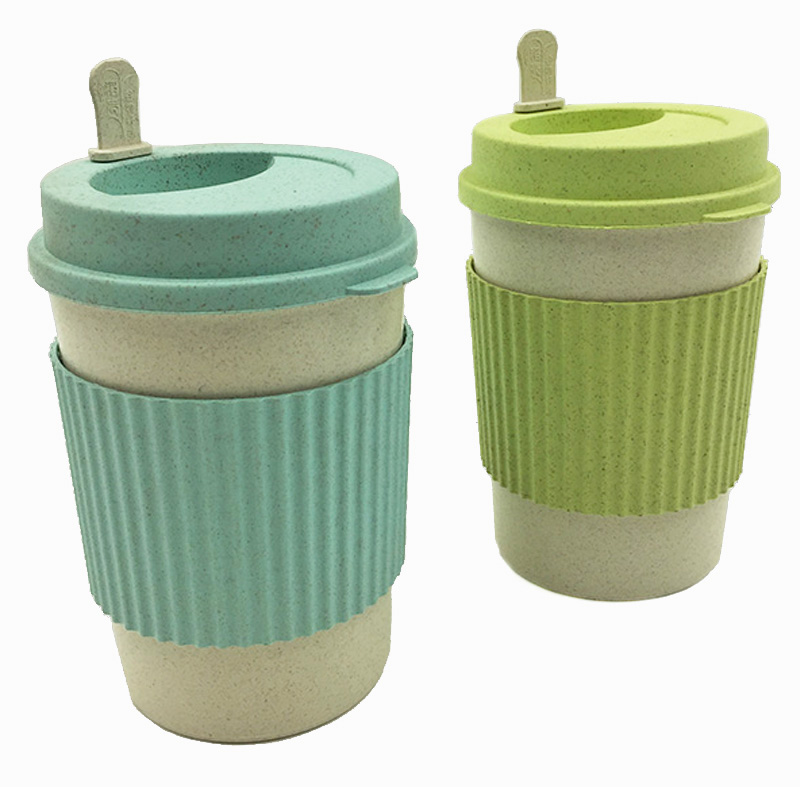 Lightweight wheat fibre reusable takeaway coffee cups by Reusable Planet