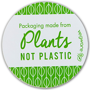 Packaging made from plants, not plastic and is compostable