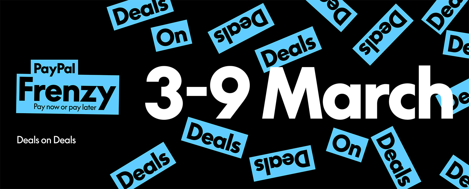 Pay Pal Frenzy Sale 