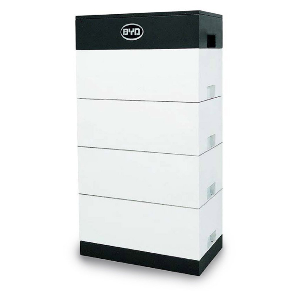 A BYD solar battery storage unit