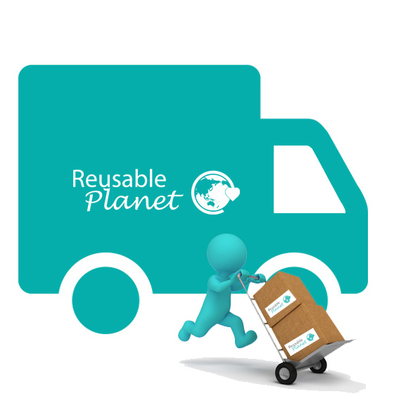 Reusable Planet use Australia Post's Carbon Neutral service for deliveries within Australia