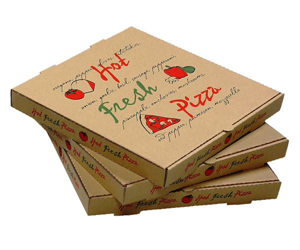 Pizza boxes can be recycled. Remove any food first! 