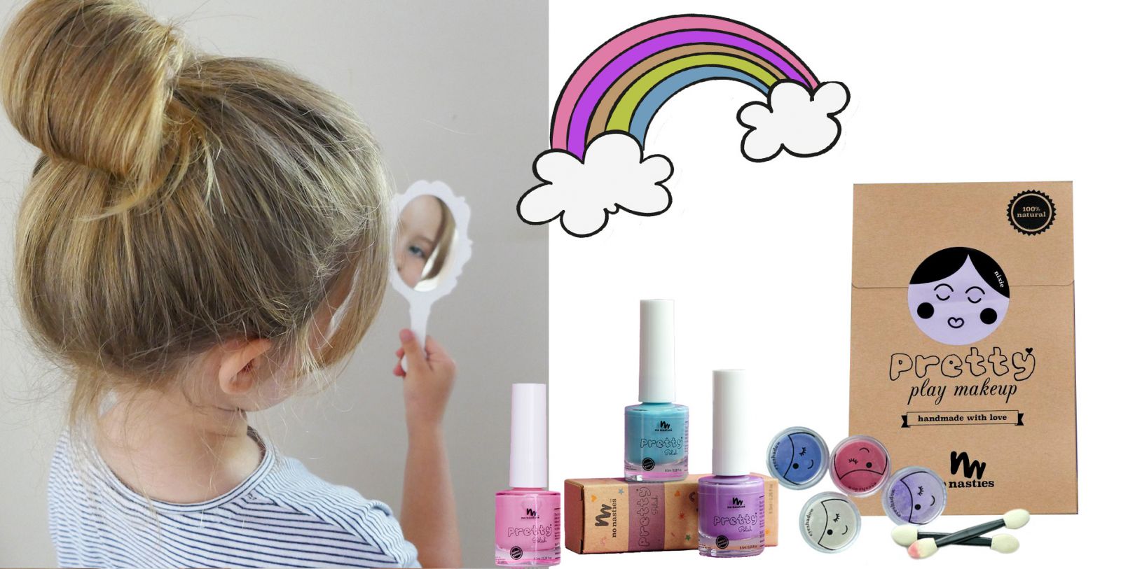 No Nasties Kids is a range of natural play makeup made in Australia