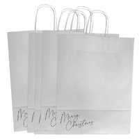 5-Pack Paper Gift Bag - XLarge Merry Christmas