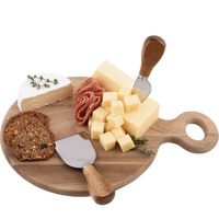 Alfresco Lane Acacia Wood Cheese Board Set