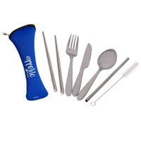 Stainless Steel Travel Cutlery Set - 6 Piece