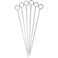 Appetito Reusable BBQ Skewers – Set of 6