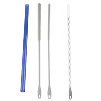 Appetito Silicone Straw Cleaning Brush Set 2
