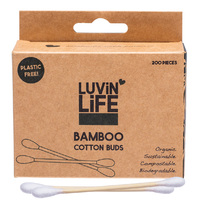 Luvin Life Bamboo Cotton Buds - 200 pk