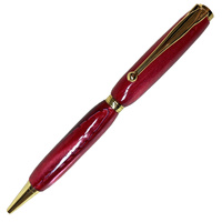 Handcrafted Refillable Resin Pen – The Ruby