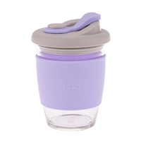 Borosilicate Glass Reusable Coffee Cup - Lilac