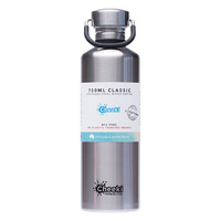 CHEEKI Water Bottle - Silver 750ml