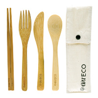 ever ECO Bamboo Cutlery Set with chopsticks