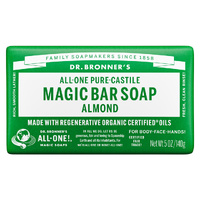 Dr. Bronner’s Pure-Castile Soap Bar – Almond 140g