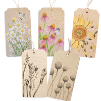 Extra Large Gift Tags - Flowers 10 Pack
