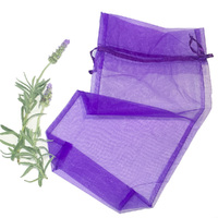 Reusable Gift Bag - Purple Organza