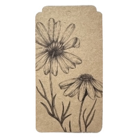 Extra Large Gift Tag - Sepia