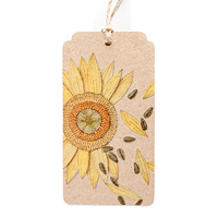 Extra Large Gift Tags - Sunflower