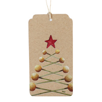 Extra Large Gift Tags - Christmas Billy Buttons