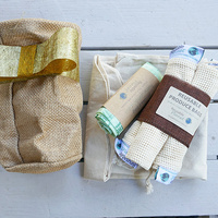 Reusable Hessian Gift Bag - Cylinder