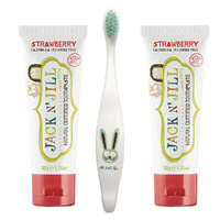 Jack n' Jill Kids Oral Care Bundle - Strawberry Bunny