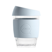 Joco Reusable Glass Cup 354ml - Vintage Blue