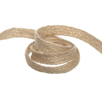Natural Jute Twill Ribbon – 10mm × 10m