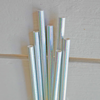 Iridescent Kraft Paper Straws 20-pack