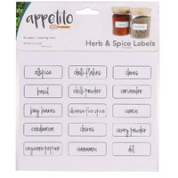 Appetito Herb & Spice Labels - 45 Pack