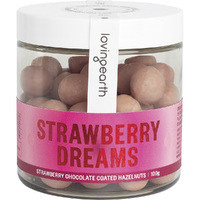 Strawberry Dreams Coated Hazelnuts - 100g