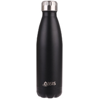 Oasis SS Insulated Matt Drink Bottle - Onyx 500ml