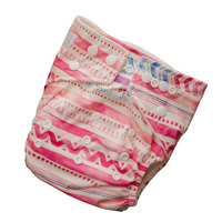 Modern Cloth Nappy - Pink Aztec