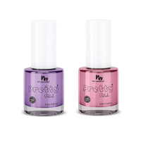 All-natural Play Makeup - Pink Purple Nail Polish Duo