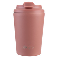 Oasis Ceramic Lined Insulated Coffee Cup 360ml - Auburn