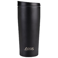 Oasis Stainless Steel Travel Mug 600ml - Black
