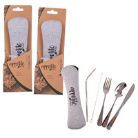 2 x Sets of Traveller’s Cutlery 5 Piece 