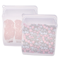 Appetito Silicone Extra Large Food Storage Bag - 2 pack