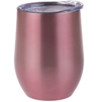 Insulated Stainless Steel Wine Tumbler 330ml - Rose