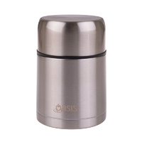Oasis Insulated Food Flask 800ml - Silver
