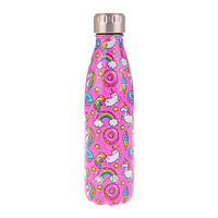 Oasis Vacuum Insulated Kids Drink Bottle 500ml - Unicorns