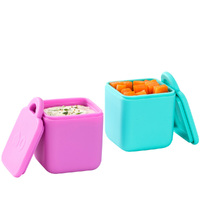 OmieDip Silicone Containers Set of 2 - Pink Teal