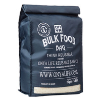 Reusable Bulk Food Bag - Large Charcoal