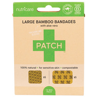 PATCH Large Adhesive Bamboo Bandages - Aloe Vera