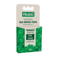 Piksters Natural Silk Dental Floss 25m
