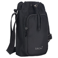Sachi Crossbody Insulated Bottle Bag - Black