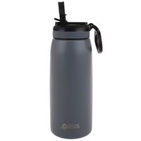 Stainless Steel Sports Bottle - 780ml Steely Grey